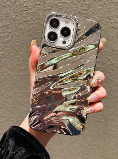 Silver Shinny Wavy
