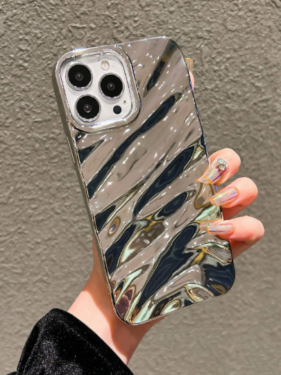 Silver Shinny Wavy