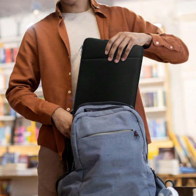 Simple Black - Bolso protector para laptop o tablet