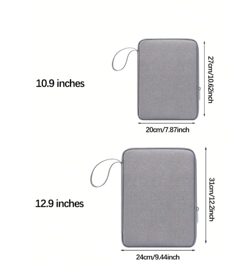 Gray Basic - Bolso protector para laptop o tablet