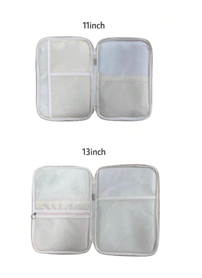 Beige Minimalist - Bolso protector para laptop o tablet