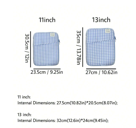 Blue Picnic - Bolso protector para laptop o tablet