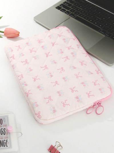 Pinky Coquette - Bolso protector para laptop o tablet