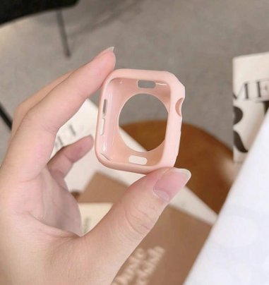 Baby Pink Silicón - Protector de bordes flexible