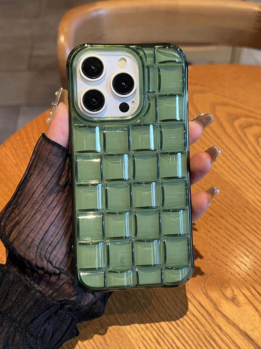 Clear Green Waffle