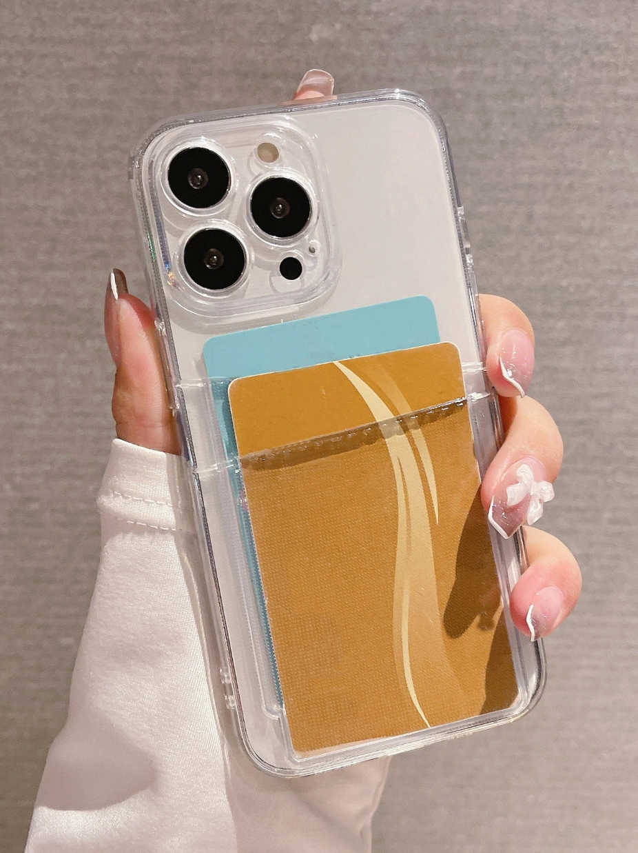 Clear card holder