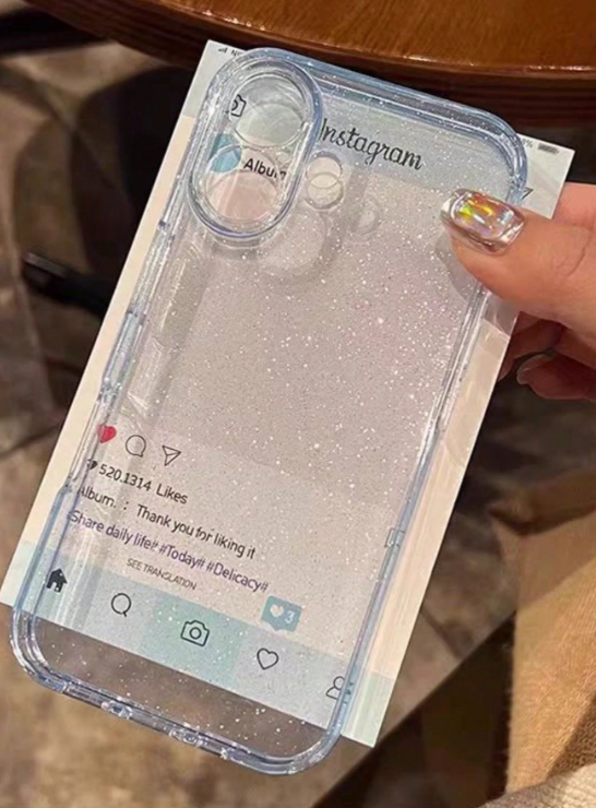 Clear brillitos blue
