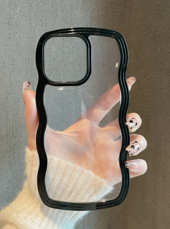 Wavy Clear - Black