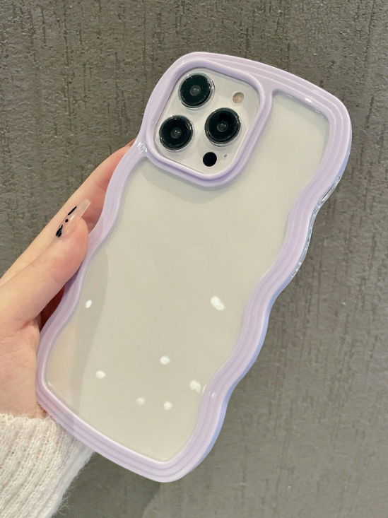 Wavy Clear - Purple