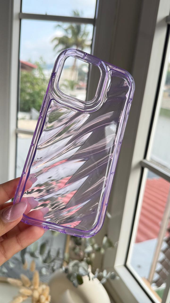Purple Clear para iPhone 15 Pro Max