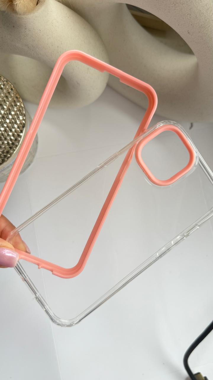 Clear Doble Protección para iPhone 13/14/15