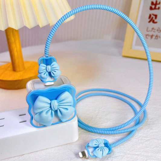 Protector para cable de carga: Blue Ribbon