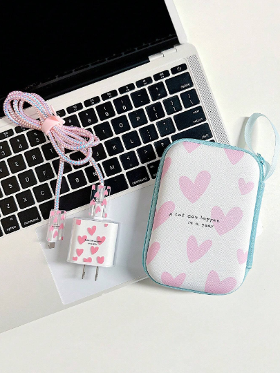 SET: Estuche y protector para cable de carga: Cutie