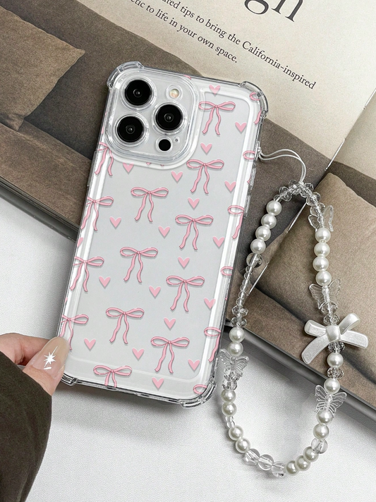 Ribbon case with strap