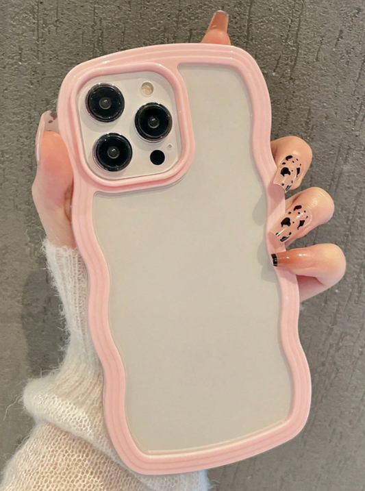 Wavy Clear - Pink