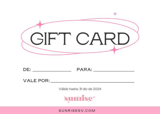 GiftCard Sunrise