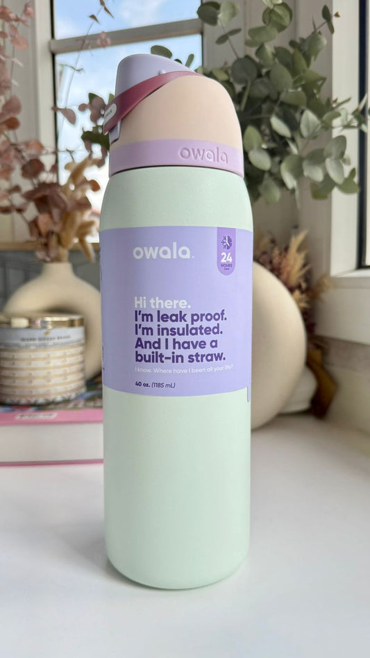 Owala Free Sip Coastal Mist - 40 Onzas