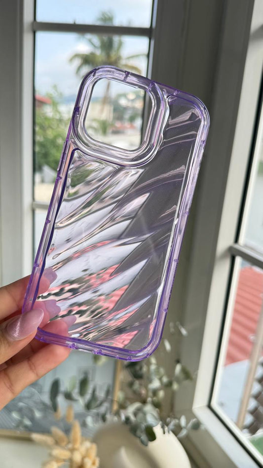 Purple Clear para iPhone 15 Pro Max