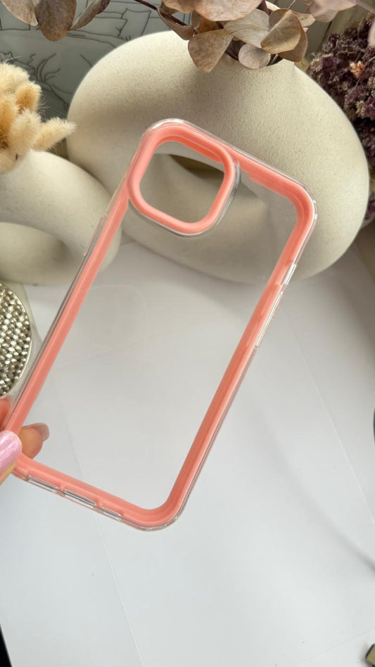 Clear Doble Protección para iPhone 13/14/15