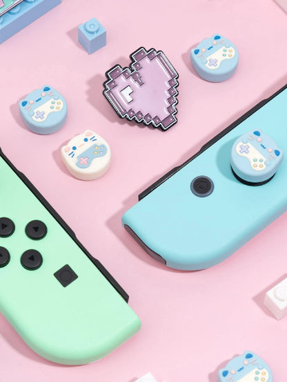 Gomas para Joy-Con: Kitty gamer