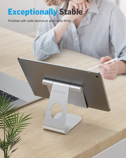 Silver Ipad stand