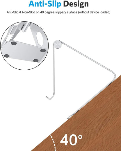 Silver Ipad stand